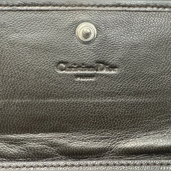 CHRISTIAN DIOR LADY DIOR CHAIN WALLET 100%AUTHENTIC VERY GOOD USED CONDITION EUC - Picture 8 of 16